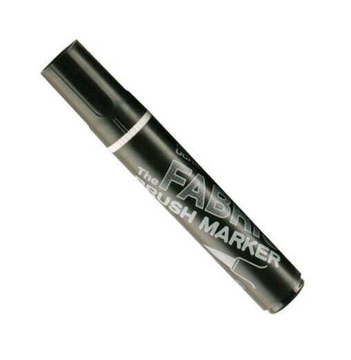722-C-1 Marvy Fabric Brush Point Marker, Black