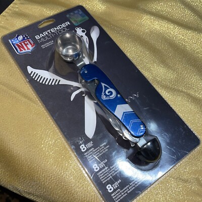 New 6-in-1 NFL Washington Redskins Multi-Tool BBQ Spatula Fork Spoon Knife Brush