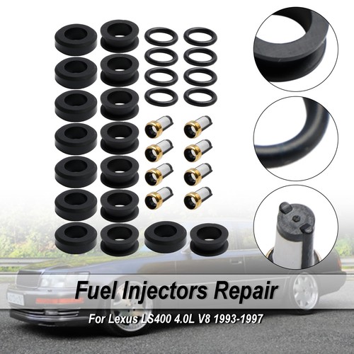 Fuel Injector Repair Kits 23250-50020 Fit Lexus LS400 SC400 4.0L V8 1992-97 E - Picture 4 of 14