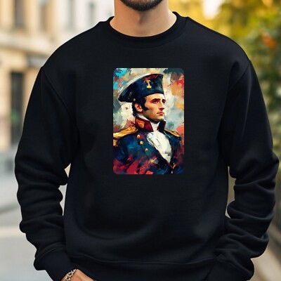 Napoleon Portrait Sweatshirt Kuschelig und Perfekt für jeden Anlass S bis 4XL