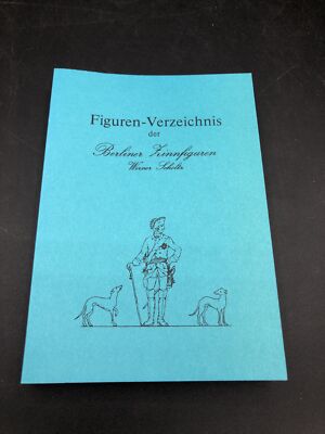Berliner Zinnfiguren Werner Scholtz Katalog 1987 SC Figuren-Verzeichnis