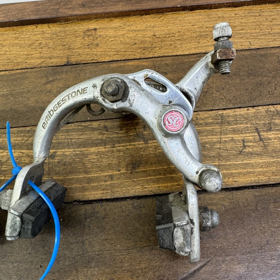 Juego de pinzas de freno vintage Bridgestone SC tracción lateral años 80 Kabuki Submariner Foto 4 de 4