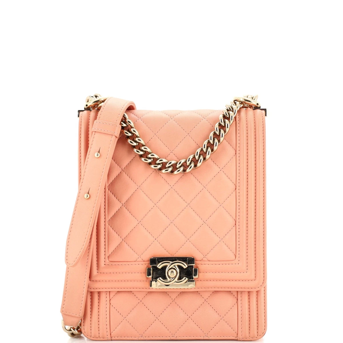Chanel boy bag north south hot sale