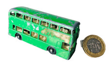 Toy Car Matchbox Lesney Green Bus Diecast Metal Vintage ra
