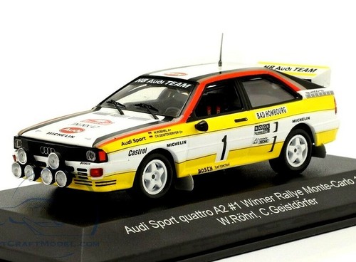 CMR 1/43 AUDI SPORT QUATTRO A2 #1 WINNER MONTE CARLO 1984 ROHRL/GEISTDORFER - Foto 1 di 2