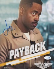 Jay Ellis Payback Top Gun Maverick Autographed Signed 8x10 Photo ACOA