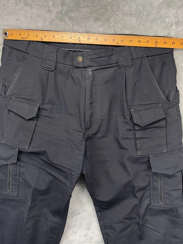 Blackhawk Men's Lightweight Tactical Pants 40x32 Black Ripstop Cargo Utility - Image 2 of 4