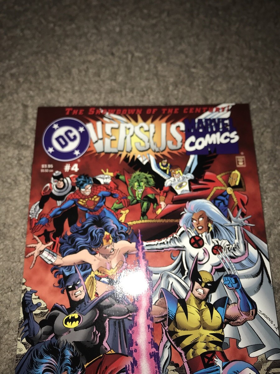 DC vs マーヴル DC VS. MARVEL #4 EXTREMELY RARE DC LOGO VARIANT!!! | eBay
