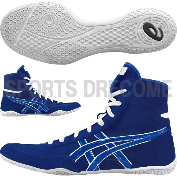 ASICS Wrestling Shoes 1083A001 EX EO Blue Blue White TWR900 successor