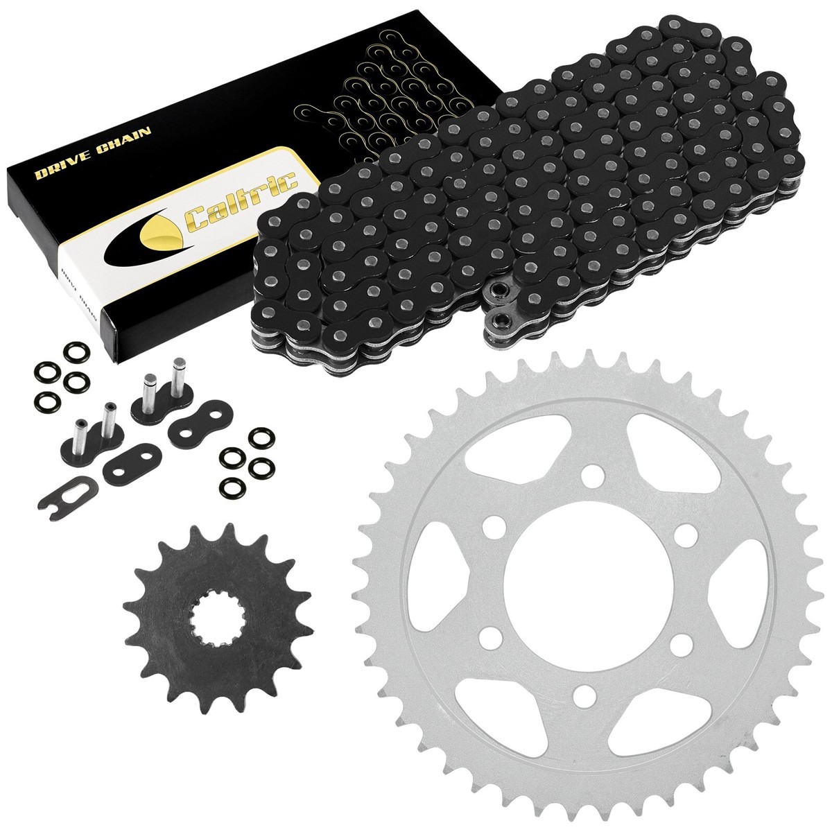 Black O-Ring Drive Chain & Sprockets Kit for Kawasaki ZX750P Ninja