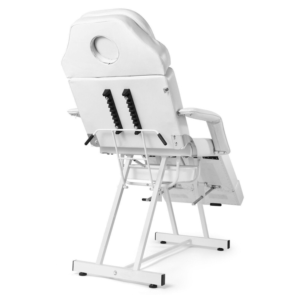 Adjustable Split Footrests Massage Table Salon Facial Bed, Tattoo Spa