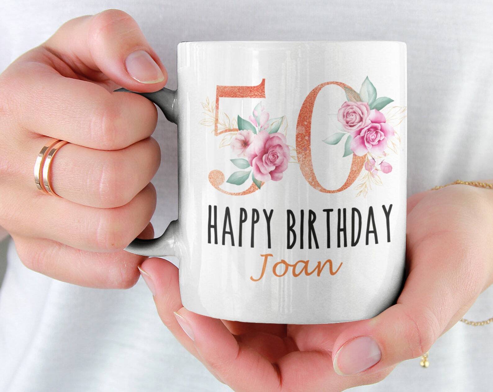 50th Birthday Mug 50th Birthday Gift 50th Birthday Gift For Women Birthday Mug