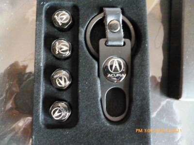 VALVE STEM CAPS KEYCHAIN KEYRING WHEEL TIRE FOR HONDA KEY FOB KEYS, MORE
