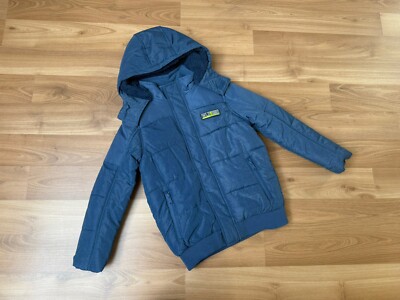 Dopodopo Kinder Junge Herbst Winter Jacke Mantel Kapuze Gr 128 NEU