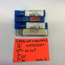 Carbide Countersink, 4 Pc In Lot, 1/2”, 3008-2
