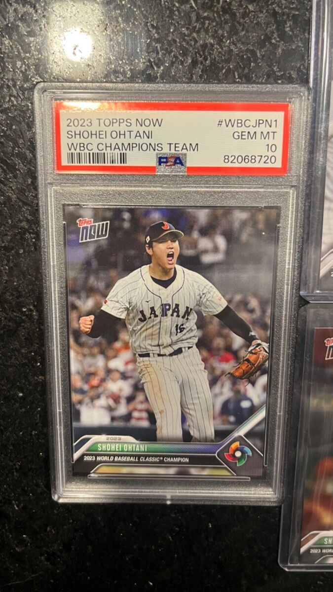 2023 Topps WBC Japan Champions Set PSA 10 Shohei Ohtani 2023 Topps WBC Japan Champions Set PSA 10 Shohei Ohtani