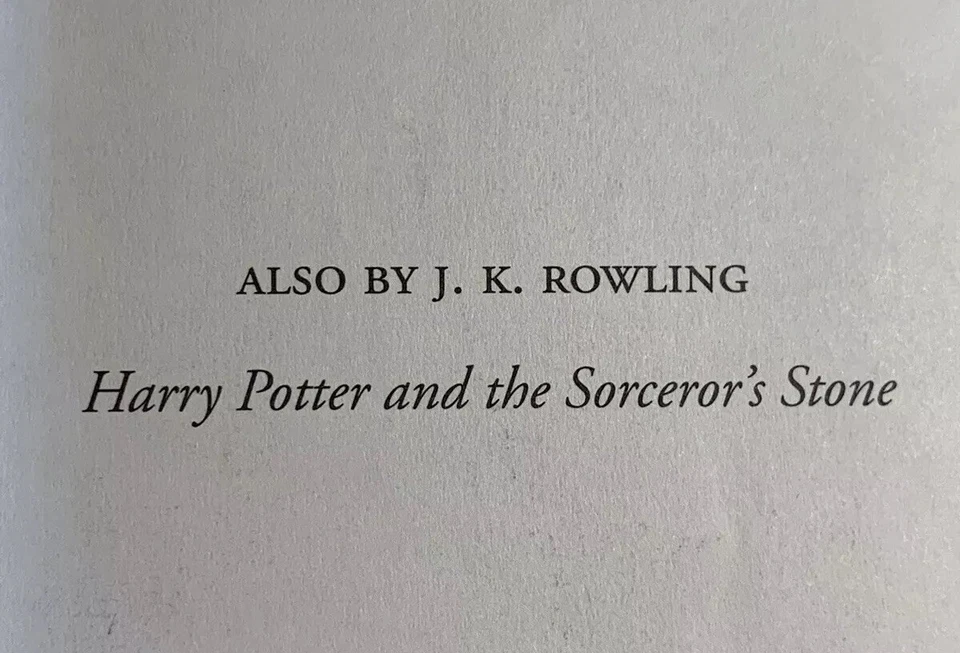 RARE MISPRINT & TYPO - 1st Edition: Harry Potter & the Chamber of Secrets - Image 2 of 4