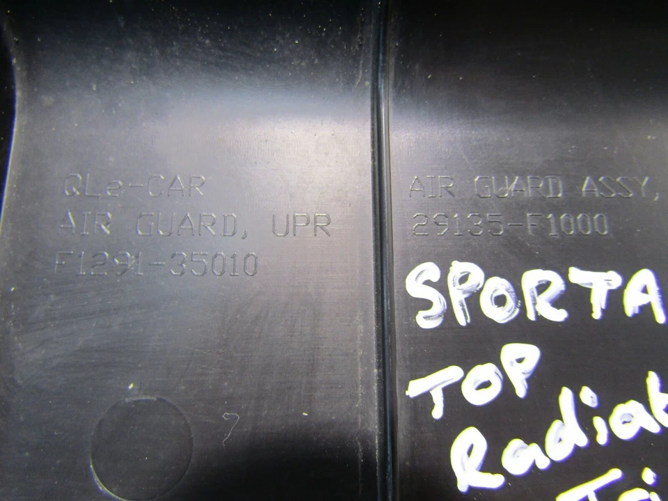 KIA SPORTAGE MK4 2018-20 TOP RADIATOR TRIM (1.6l 16v Petrol G4FJ AWD) O2332/72 - Image 3 of 4