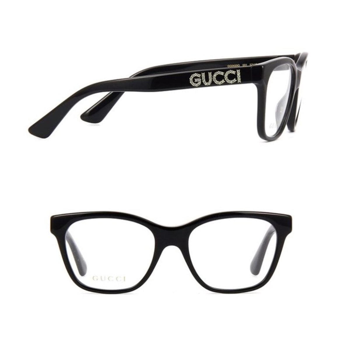 小物 Gucci silver glasses archive Gucci Eyeglasses GG1702O 001 Shiny Shiny Silver - eye-oo.com