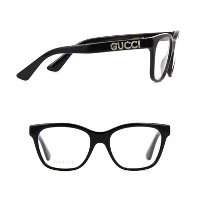 GUCCI。 New GUCCI Reading Glasses GG0420O 001 52-18 140 Black Frames