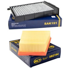Filter Set Inspektion SCT Luftfilter + Innenraumfilter für Renault Megane II 1.9