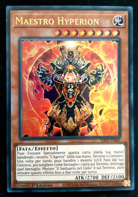MAESTRO HYPERION Ultra Rare auf Italienisch GFP2-IT047 YUGIOH