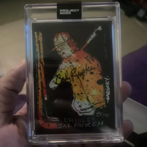 TOPPS PROJECT 2020 #50 CAL RIPKEN JR. BY GREGORY SIFF
