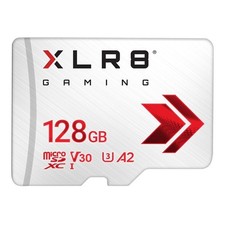 PNY XLR8 128GB Gaming A2 Class 10 U3 V30 MicroSDXC Memory Card ELITE