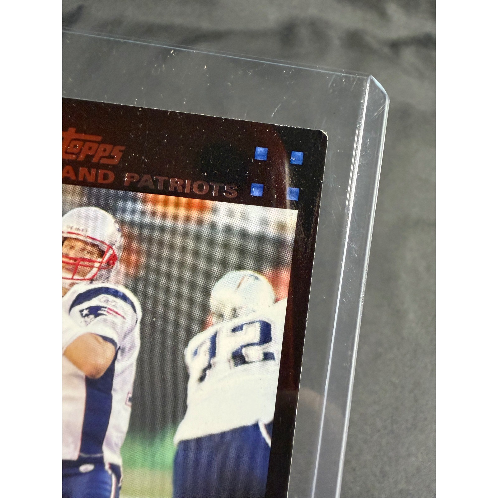 2007 Topps Tom Brady New England Patriots Football Card 10 of 12 Facsimile Auto view 4