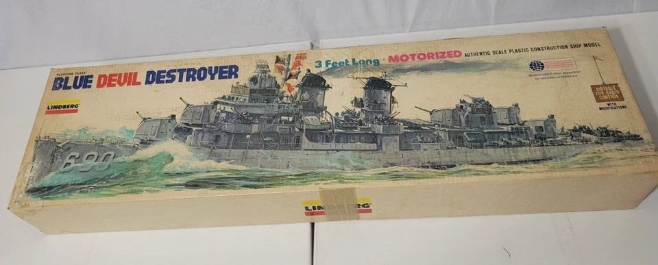 Lindberg Blue Devil Destroyer Kit Modelo Escala 1/125 Nº 815M Foto 2 de 4
