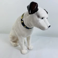 RARE - VINTAGE Sarsaparilla - RCA VICTOR 9” NIPPER Ceramic Dog Figure Figurine