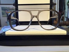 vintage Retro AOSafety brown fade aviator eyeglasses frames.