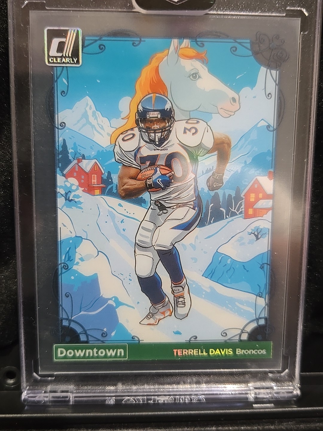 2024 Panini Clearly Donruss Downtown Terrell Davis #24 🔥🔥🔥
