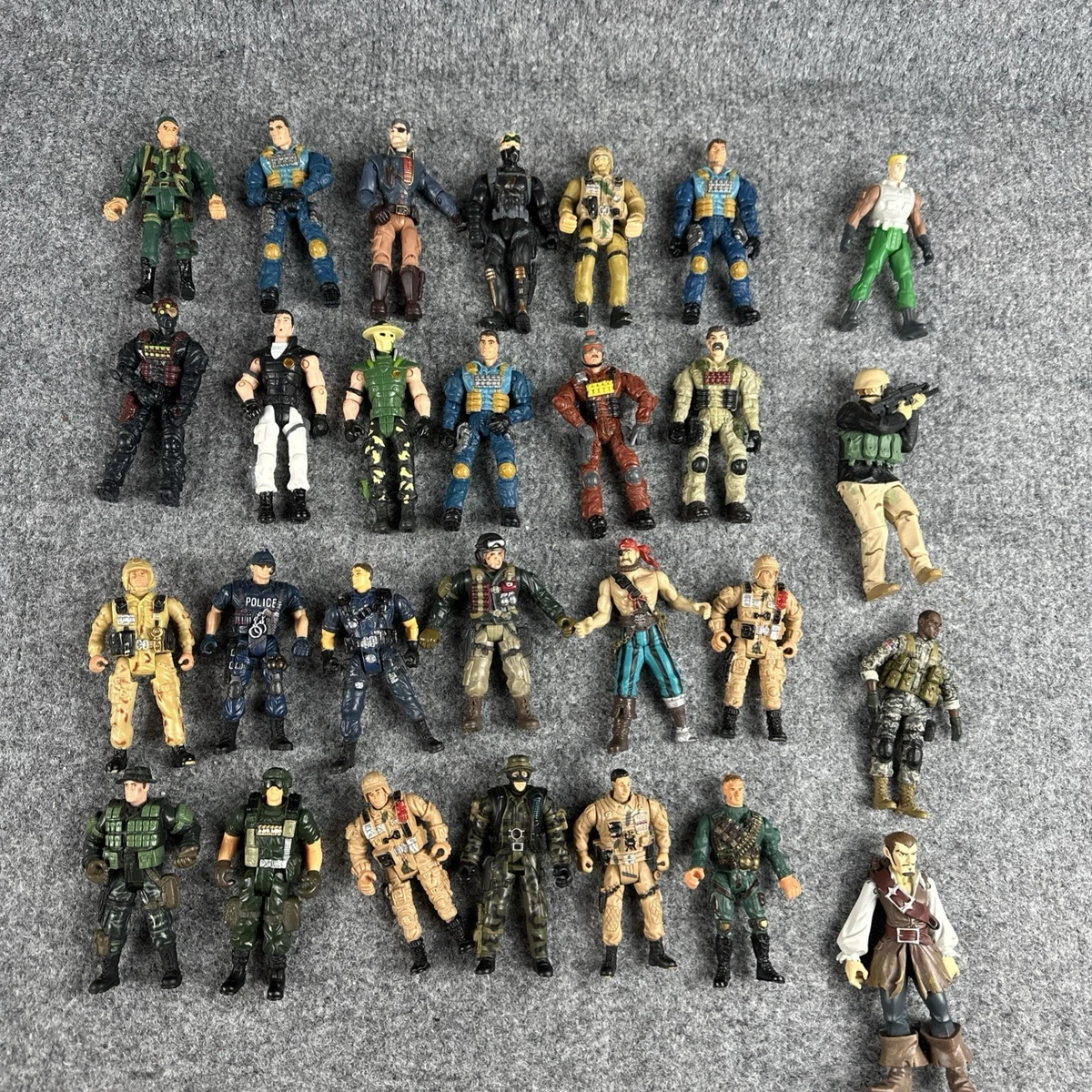 Chap Mei LOT Soldier force et véhicule militaire genre GI JOE Figure