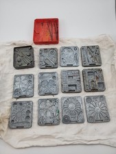 Vintage 1960's Mattel THINGMAKER Creepy Crawlers Molds LOT OF 16 Items