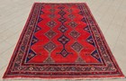 Amazing Hand Knotted Vintage Tribal Afshour Wool Area Rug 10 x 7 Ft — photo 2