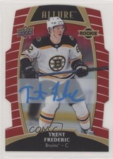 2019 Upper Deck Allure Rookies Red Rainbow /349 Tier 1 Trent Frederic Auto ar6