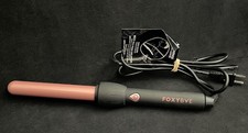 FoxyBae Black Curling Wand With Rose Colored Barrel 25 mm BLK-25CRL pre owned