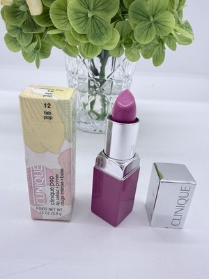 Clinique Pop Matte Lip Colour + Primer 12 FAB POP 0.13 Oz. / 3.9 g
