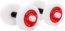 THERABAND Water Weights, Aquatic Dumbbells for Pool Fitness, 2 Foam Weights with