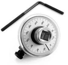 1/2" Torque Wrench Angle Gauge Tool, 360° Adjustable, Professional Measure Tool
