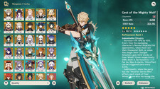 Genshin Impact ( AS ) ar 60 Hexerei Stellar Team Varka Nicole Durin Sandrone