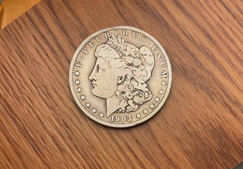 1903-P Morgan Silver Dollar #2899 Dead Fish Teresa, VG Lookin w/ Awesome Color*