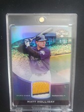 2011 Triple Threads Matt Holliday 1/1 Three Color Patch/Jersey Relic
