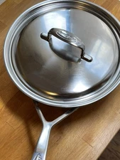 DEMEYERE 5-Plus, 5-Ply, 3.5-quart Stainless Steel Saucier/Essential Pan