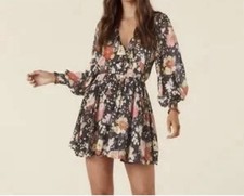 Spell And The Gypsy Sangria Floral Playdress Size XS Organic Cotton Blend