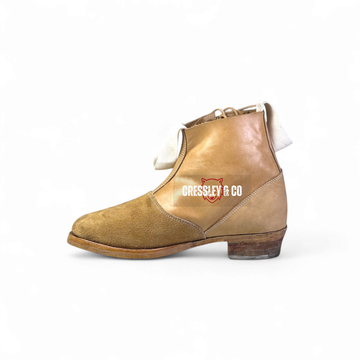 WW1 GERMAN M1893 SIDE LACES LOW BOOTS – IMPERIAL ARMY BOOTS REPRO