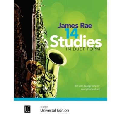 Universal Edition James Rae: 14 Studies in Duet Form für 1 - 2 Saxophone - Noten