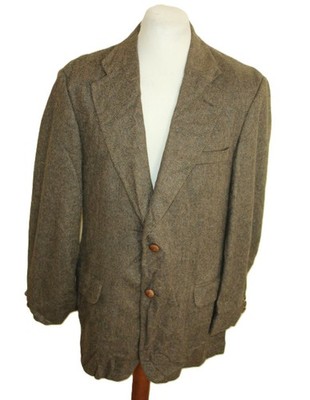 Savile Row Tweed Sakko Herren ca. Gr. 52   100% Wolle  Blazer Harris Look
