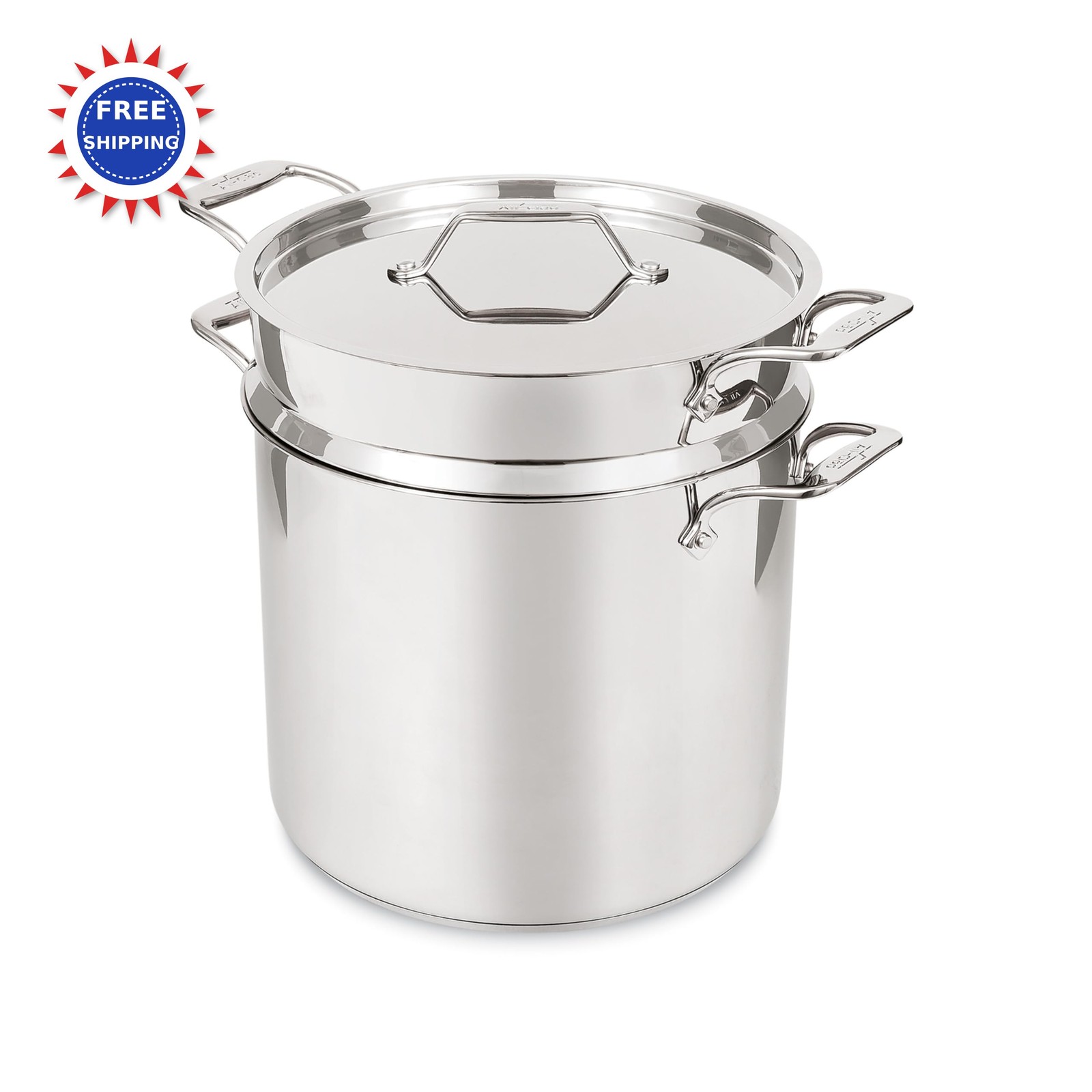 Stockpot 16 Quart Induction Multipot with Insert & Lid All C